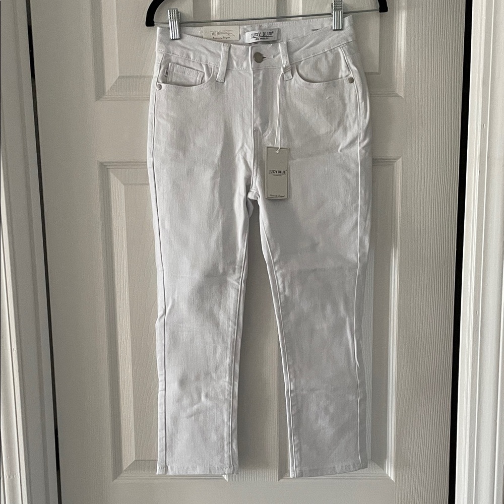 Judy Blue Women's Skinny Jeans in Crisp White